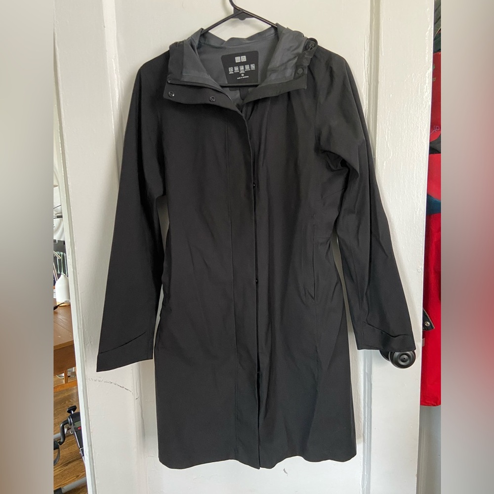 Uniqlo Black Rain Jacket